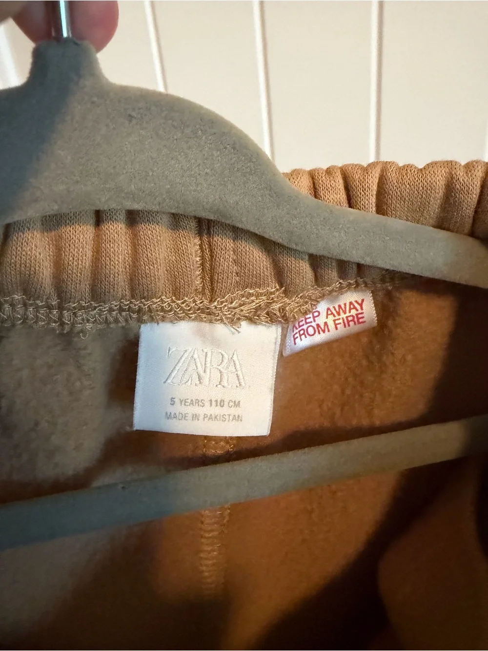 Zara Kids Matching Set Crewneck Sweater - Camel Brown